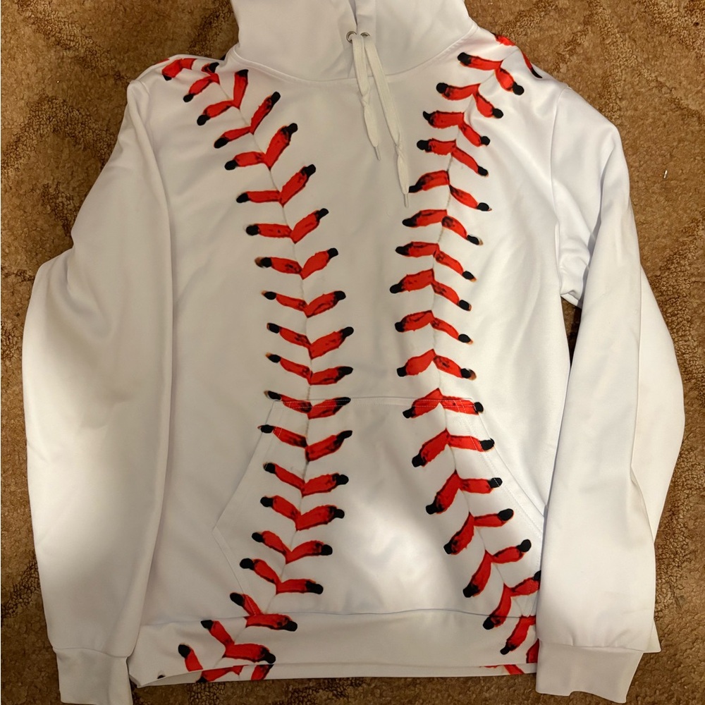 Baseball designed hoodie
